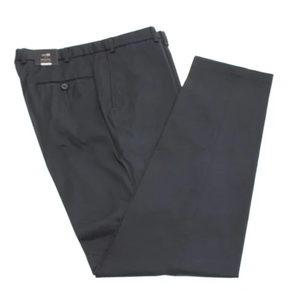 Hiltl NWT Peaker Chinos / Casual Pants Size 52 US 36 Regular Blue Cotton Blend